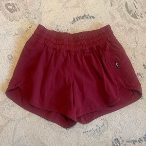 Maroon Lululemon Shorts